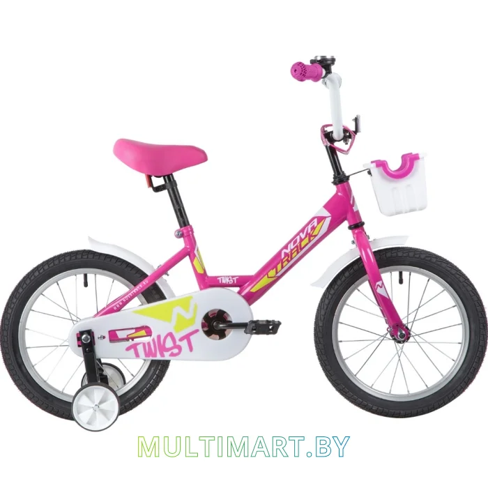 Детский велосипед Novatrack Twist 161TWIST.PN20 (розовый/белый, 2020)